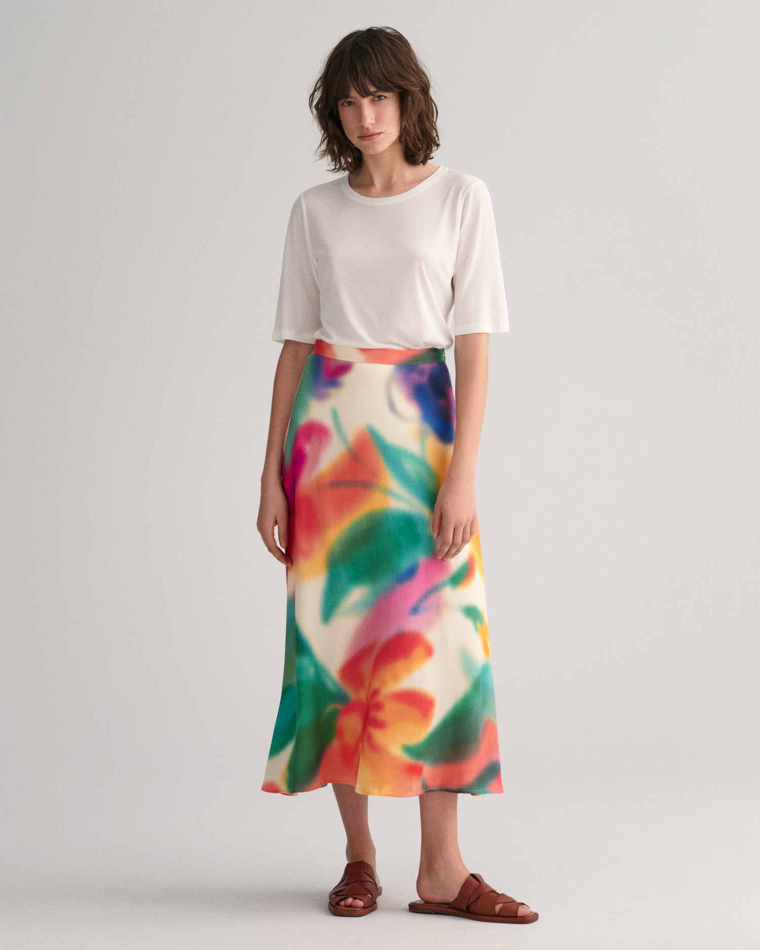 Rok met bloemenprint